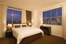 Oaks Goldsbrough Apartments Bedroom - Sydney Apartment Hotel